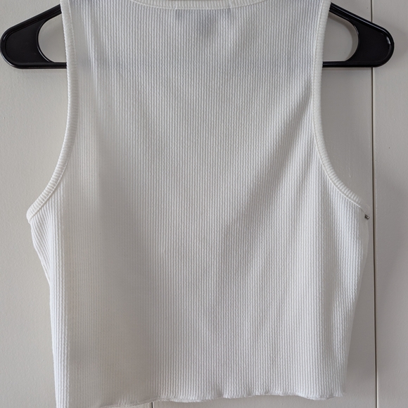 Lulu's Ivory Ribbed Tank Top - Picture 4 of 4